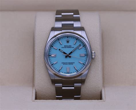 rolex tiffany blue 36|rolex tiffany blue 36mm price.